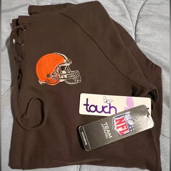 CLEVELAND BROWNS "TOUCH" BY ALYSSA MILANO NWT Brown - Picture 6 of 6